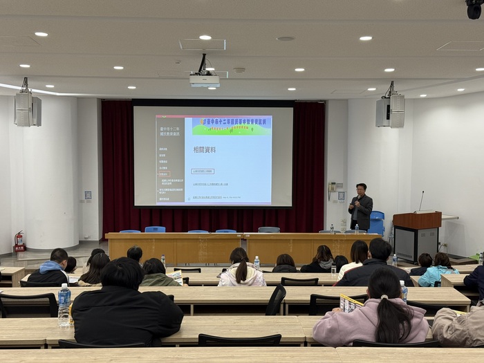 大甲高中高榮利校長適性入學宣導圖片